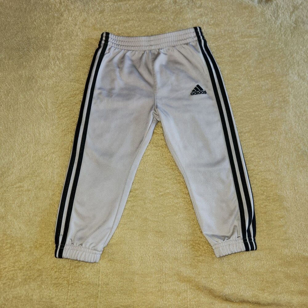 Taupe INFANT boys adidas track pants Size 24 Months
